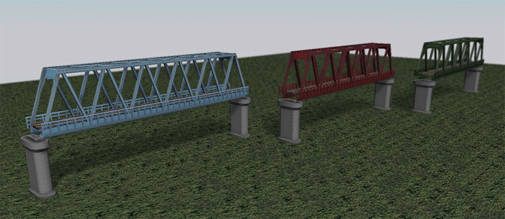 単線トラス形鉄橋