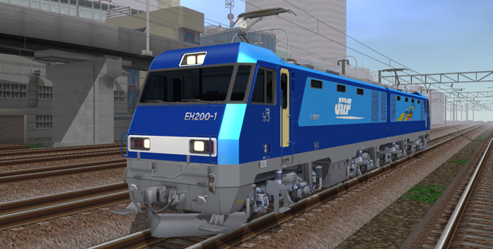EH200直流形電気機関車 01