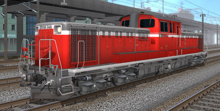 DD51ディーゼル機関車 01