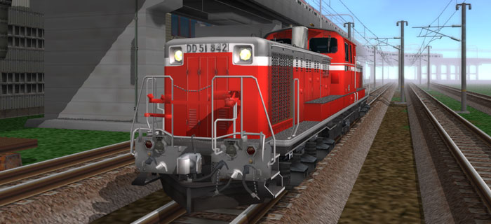 DD51ディーゼル機関車 01
