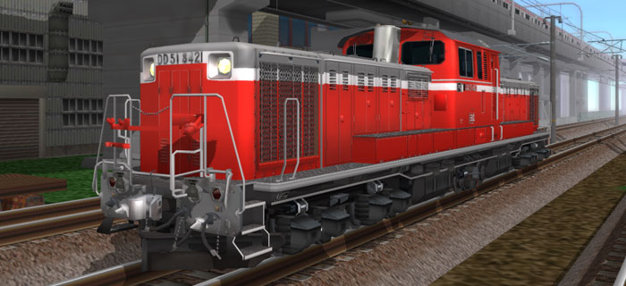 DD51ディーゼル機関車 02